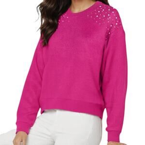 NWOT Wildfox Pink Jewel Bailey Sweater – Sz L